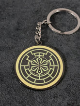 Load image into Gallery viewer, LIMITED: Gateway of the Shinobi GLOW IN THE DARK hard enamel keychain