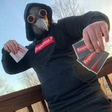 Load image into Gallery viewer, LIMITED: Response? Pullover Double Layered Hoodie (Black)