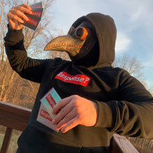 Load image into Gallery viewer, LIMITED: Response? Pullover Double Layered Hoodie (Black)