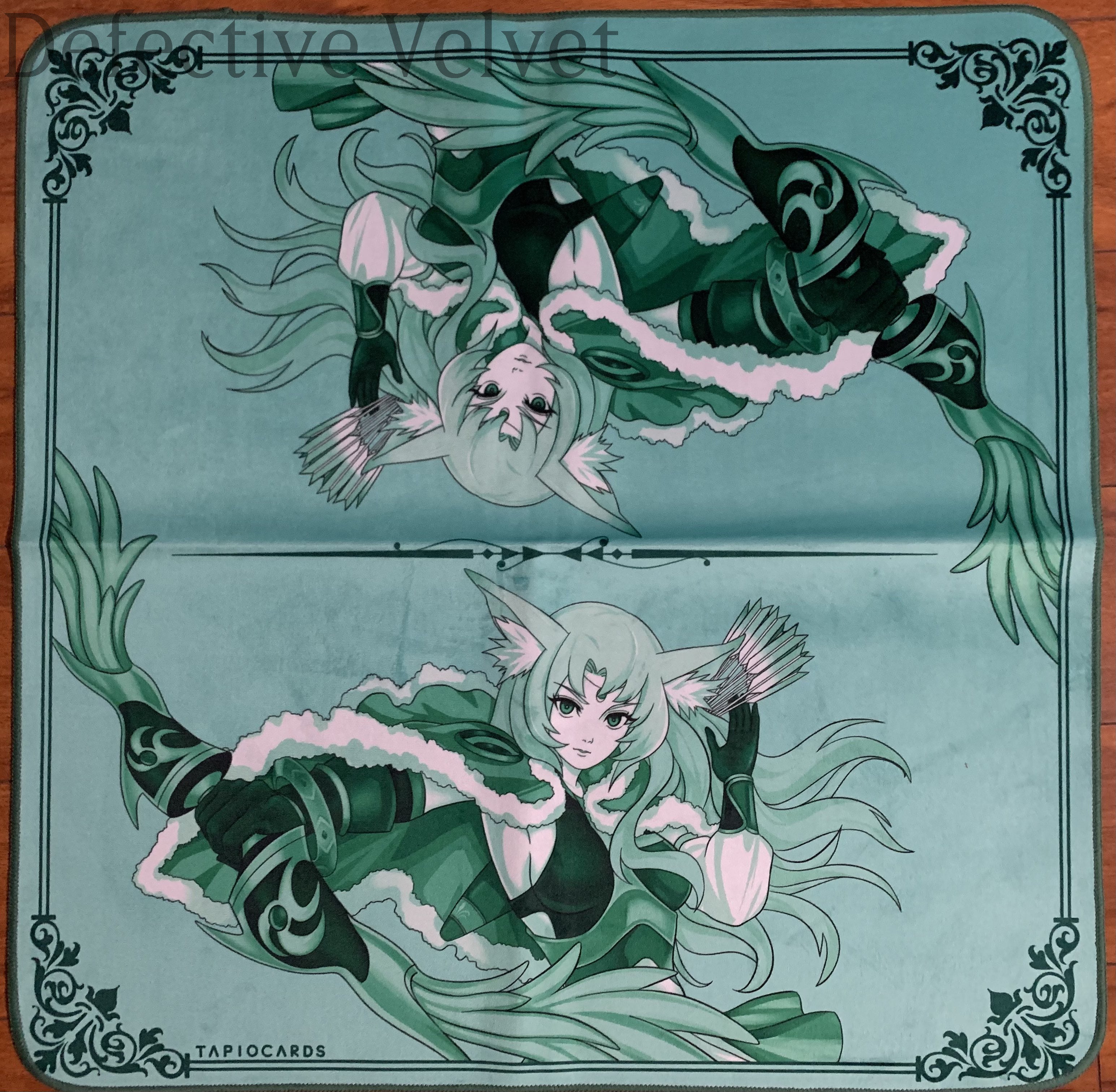 LIMITED WITH GACHA: KC Monogram Two Player Cloth Playmat – Tapiocards