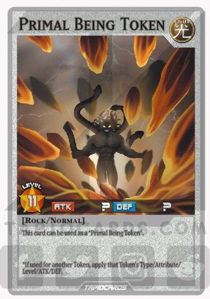 LIMITED: Primal Being Token Tapiocards LIMITED: Primal Being Token Tapiocards